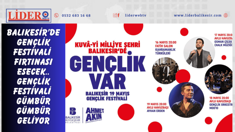 Gençlik Festivali gümbür gümbür geliyor