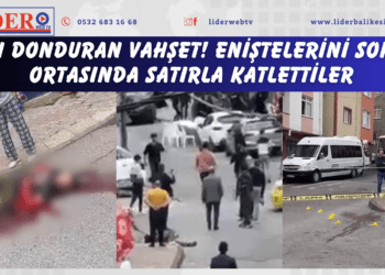 Kan donduran vahşet! Eniştelerini sokak ortasında satırla katlettiler