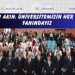 Başkan Akın: Üniversitemizin her zaman yanındayız
