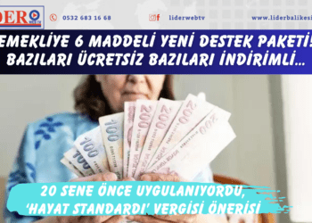 Emekliye 6 maddeli yeni destek paketi! Bazıları ücretsiz bazıları indirimli…