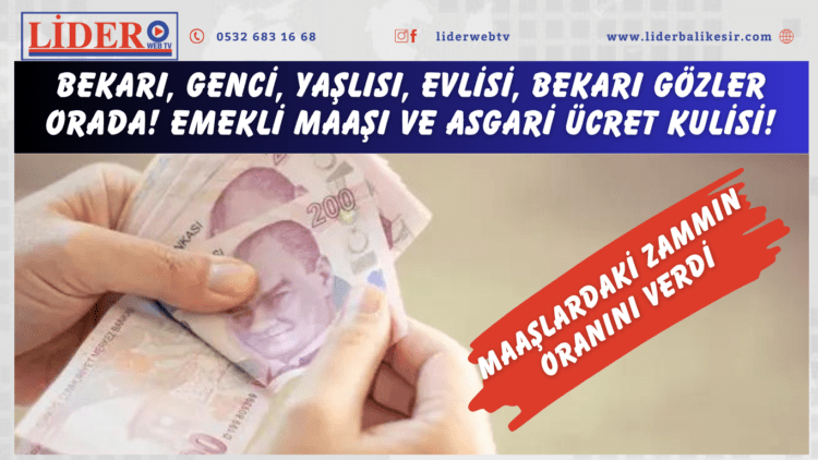 Bekarı, genci, yaşlısı, evlisi, bekarı gözler orada! Emekli maaşı ve asgari ücret kulisi!