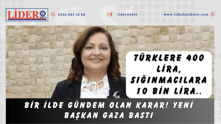 Türklere 400 lira, sığınmacılara 10 bin lira..