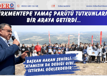 Türkmentepe yamaç parütü tutkunlarını bir araya getirdi .