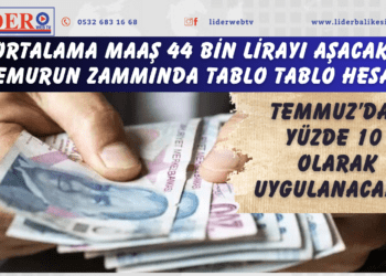 Ortalama maaş 44 bin lirayı aşacak! Temmuz’da yüzde 10 olarak uygulanacak…