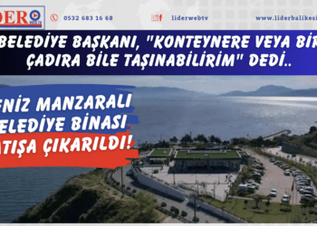 Belediye Başkanı, “Konteynere veya bir çadıra bile taşınabilirim” dedi, deniz manzaralı belediye binası satışa çıkarıldı!