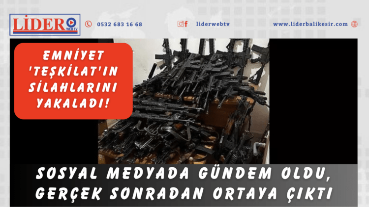 Emniyet ‘Teşkilat’ın silahlarını yakaladı!