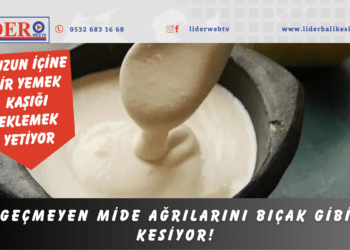 Muzun içine bir yemek kaşığı eklemek yetiyor