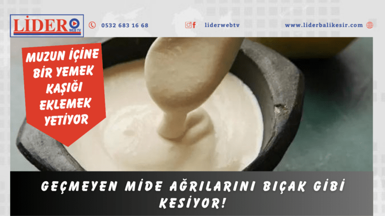 Muzun içine bir yemek kaşığı eklemek yetiyor