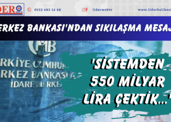 Merkez Bankası’ndan sıkılaşma mesajı: Rakamı açıkladı: ‘Sistemden 550 milyar lira çektik…’