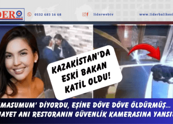 Kazakistan’da eski bakan katil oldu! ‘Masumum’ diyordu, eşine döve döve öldürmüş… Cinayet anı restoranın güvenlik kamerasına yansıdı