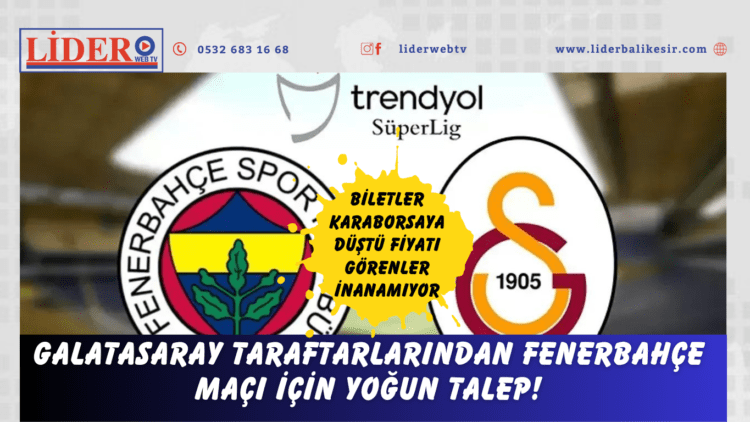 Biletler karaborsaya düştü fiyatı görenler inanamıyor