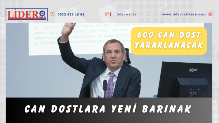 CAN DOSTLARA YENİ BARINAK