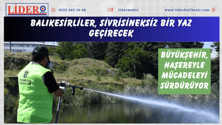 Balıkesirliler, sivrisineksiz bir yaz geçirecek