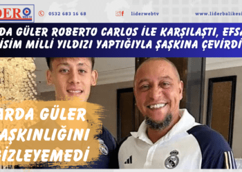 Arda Güler Roberto Carlos ile karşılaştı, efsane isim milli yıldızı yaptığıyla şaşkına çevirdi!
