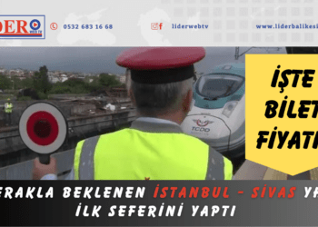 Merakla beklenen İstanbul – Sivas YHT ilk seferini yaptı: İşte bilet fiyatı!