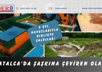 Çatalca’da şaşkına çeviren olay