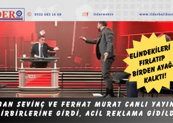 Elindekileri fırlatıp birden ayağa kalktı! Şaban Sevinç ve Ferhat Murat canlı yayında birbirlerine girdi, acil reklama gidildi