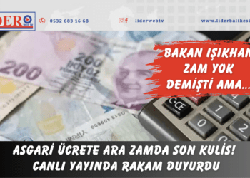 Asgari ücrete ara zamda son kulis! Canlı yayında rakam duyurdu