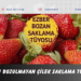 30 gün bozulmayan çilek saklama tüyosu! 