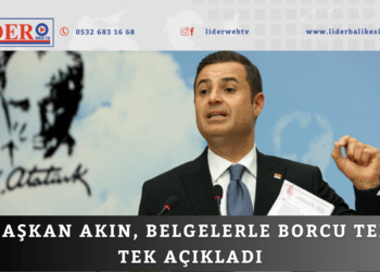 Başkan Akın, belgelerle borcu tek tek açıkladı