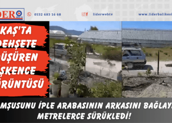 Komşusunu iple arabasının arkasını bağlayıp, metrelerce sürükledi! Kaş’ta dehşete düşüren işkence görüntüsü