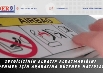 Sevgilisinin aldatıp aldatmadığını öğrenmek için arabasına düzenek hazırladı!
