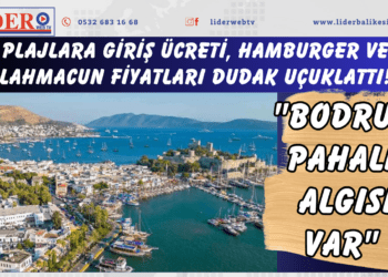 “Bodrum pahalı’ algısı var” Giriş ücreti, hamburger ve lahmacun fiyatları dudak uçuklattı!