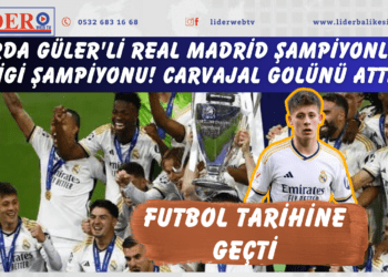 Arda Güler’li Real Madrid Şampiyonlar Ligi şampiyonu! Carvajal golünü attı, futbol tarihine geçti