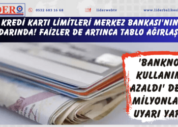 Kredi kartı limitleri Merkez Bankası’nın radarında! Faizler de artınca tablo ağırlaştı: ‘Banknot kullanımı azaldı’ dedi, milyonlara uyarı yaptı