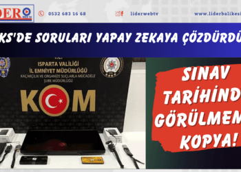 Sınav tarihinde görülmemiş kopya! YKS’de soruları yapay zekaya çözdürdü…