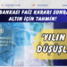 Merkez Bankası faiz kararı sonrası gram altın için tahmin! ‘Yılın son düşüşleri…’