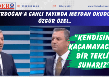 Erdoğan’a canlı yayında meydan okudu! Özgür Özel: “Kendisine kaçamayacağı bir teklif sunarız”