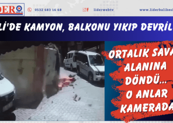 Şişli’de kamyon, balkonu yıkıp devrildi! Ortalık savaş alanına döndü: O anlar kamerada