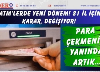 ATM’lerde yeni dönem! 81 il için karar, değişiyor! Para çekmenin yanında artık…