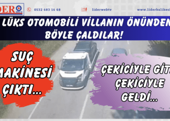 Çekiciyle gitti çekiciyle geldi… Lüks otomobili villanın önünden böyle çaldılar! Suç makinesi çıktı