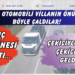 Çekiciyle gitti çekiciyle geldi… Lüks otomobili villanın önünden böyle çaldılar! Suç makinesi çıktı