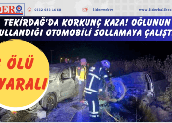 Tekirdağ’da korkunç kaza! Oğlunun kullandığı otomobili sollamaya çalıştı: 3 ölü, 5 yaralı
