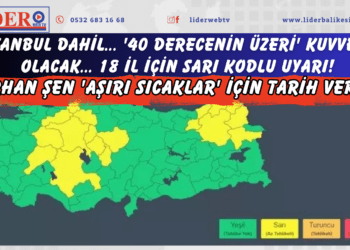 Orhan Şen ‘aşırı sıcaklar’ için tarih verdi: İstanbul dahil… ’40 derecenin üzeri’ Kuvvetli olacak… 18 il için sarı kodlu uyarı!