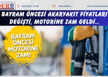 Bayram öncesi akaryakıt fiyatları değişti, MOTORİNE ZAM geldi…