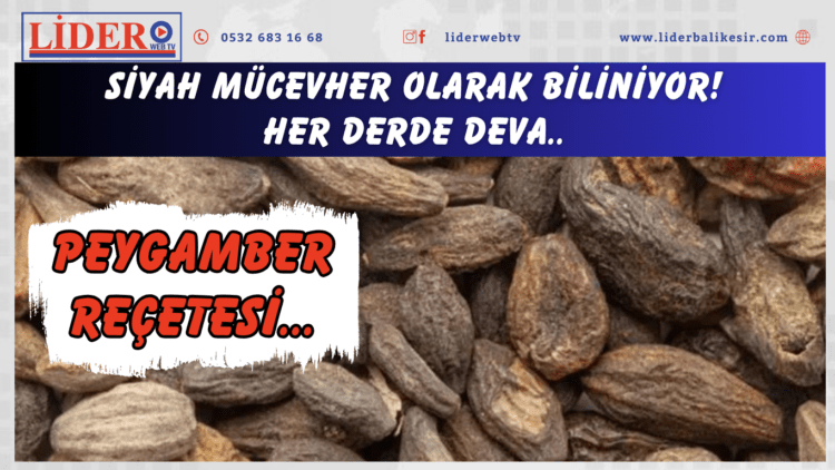 Siyah mücevher olarak biliniyor! Her derde deva Peygamber reçetesi…