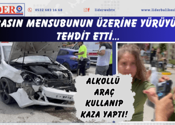 Alkollü araç kullanıp kaza yaptı! Basın mensubunun üzerine yürüyüp, tehdit etti…