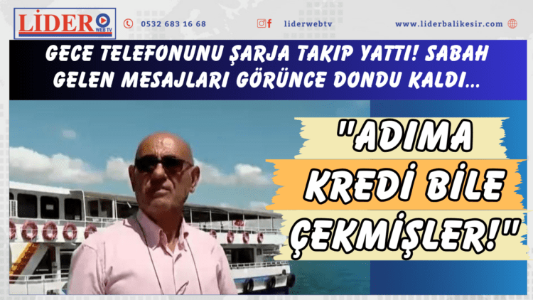 Gece telefonunu şarja takıp yattı! Sabah gelen mesajları görünce dondu kaldı: “Adıma kredi bile çekmişler!”