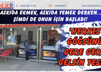 Askıda ekmek, askıda yemek derken… Şimdi de onun için başladı! ‘Herkes göğsünü gere gere gelsin yesin’