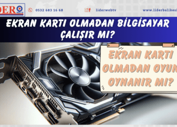 Ekran kartı olmadan bilgisayar çalışır mı? Ekran kartı olmadan oyun oynanır mı?