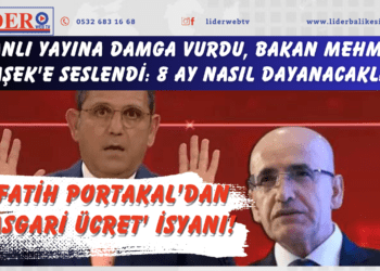 Fatih Portakal’dan ‘Asgari ücret’ isyanı! Canlı yayına damga vurdu, Bakan Mehmet Şimşek’e seslendi: 8 ay nasıl dayanacaklar?