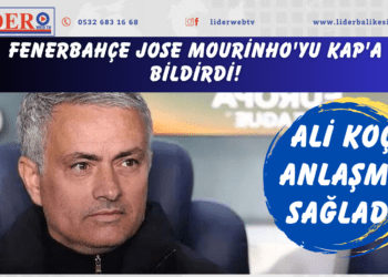 Fenerbahçe Jose Mourinho’yu KAP’a bildirdi!