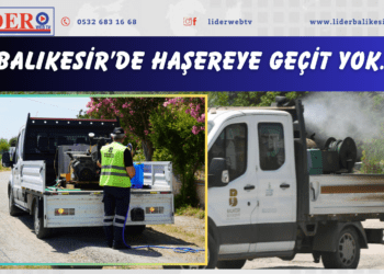Balıkesir’de haşereye geçit yok..