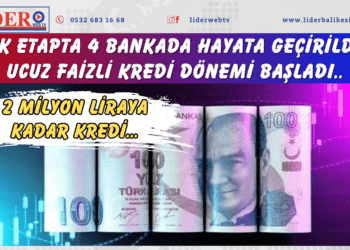 İlk etapta 4 bankada hayata geçirildi! Ucuz faizli kredi dönemi başladı: 2 milyon liraya kadar kredi…