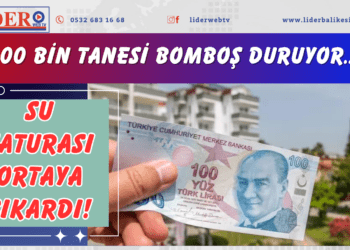 Su faturası ortaya çıkardı! 600 bin tanesi bomboş duruyor…