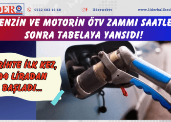Benzin ve motorin ÖTV zammı saatler sonra tabelaya yansıdı! Tarihte ilk kez, 44 liradan başladı…